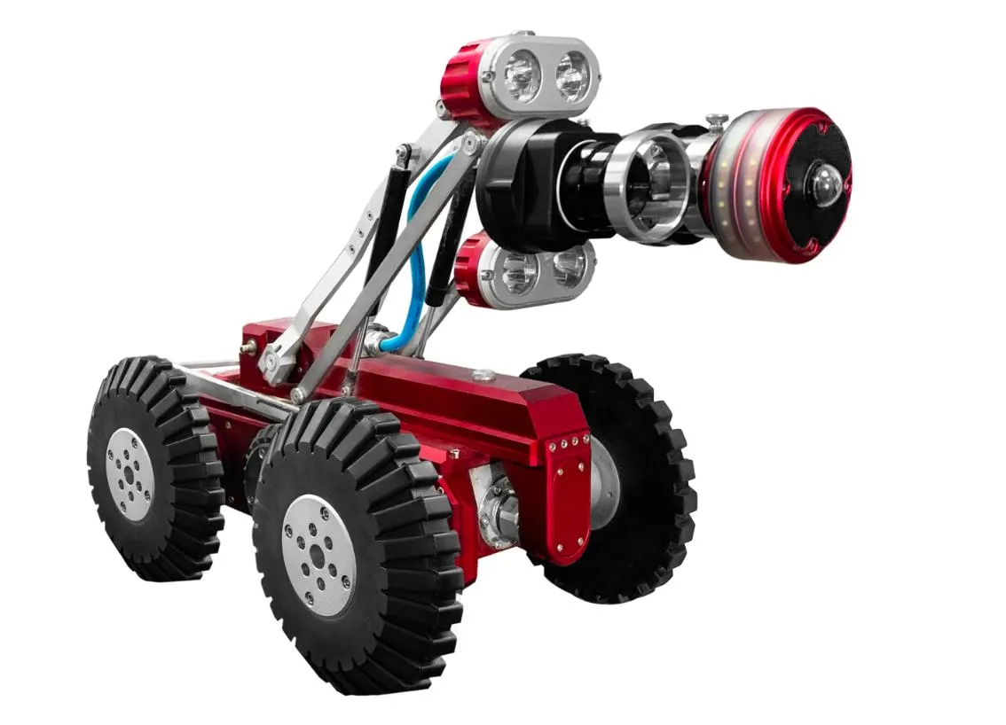 HD Crawler Pipe Inspection Robot for Sewer & Drain Lines
