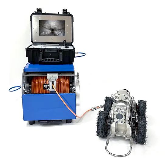 用於下水道的 HD 雲台變焦管道檢查機器人