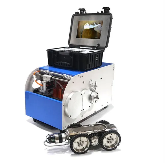 適用於 120-600mm 管道的高解析度 CCTV 履帶式管道檢查機器人