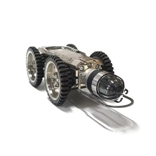 用於下水道測量的 HD 旋轉攝影機管道檢測機器人